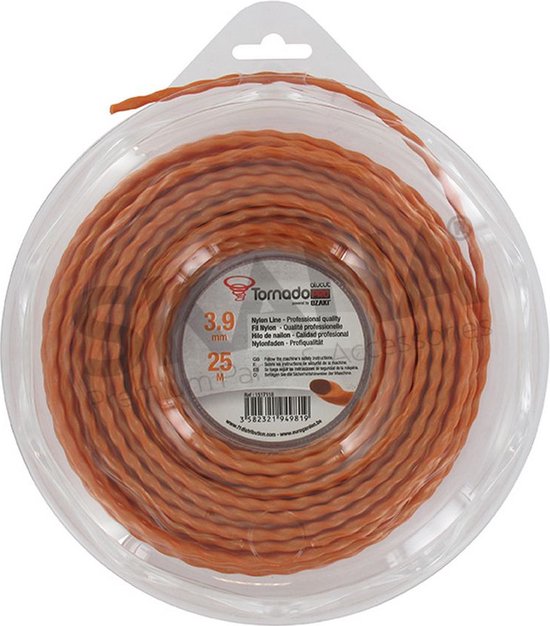 OZAKI TORNADO PRO ALUCUT - Spiraalvorm 3,9 mm x 25 m van Ozaki