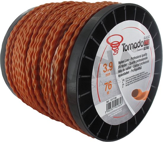 OZAKI TORNADO PRO ALUCUT - Spiraalvorm 3,9 mm x 76 m van Ozaki