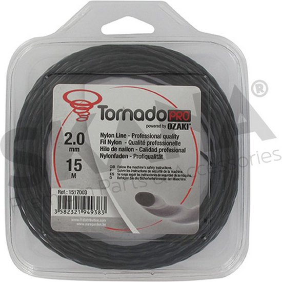 OZAKI TORNADO PRO - Spiraalvorm 2,0 mm x 15 m van Ozaki