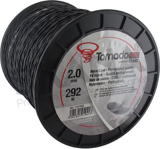 OZAKI TORNADO PRO - Spiraalvorm 2,0 mm x 292 m van Ozaki