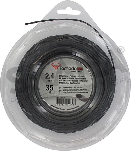 OZAKI TORNADO PRO - Spiraalvorm 2,4 mm x 35 m van Ozaki