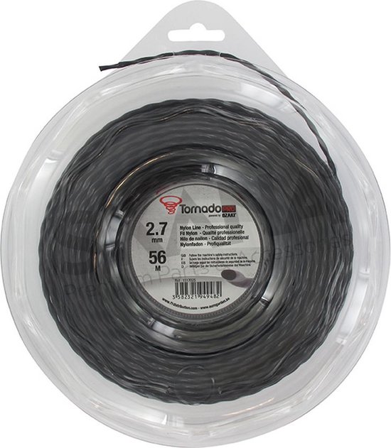 OZAKI TORNADO PRO - Spiraalvorm 2,7 mm x 56 m van Ozaki