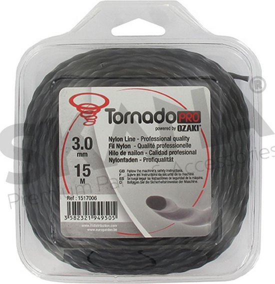 OZAKI TORNADO PRO - Spiraalvorm 3,0 mm x 15 m van Ozaki