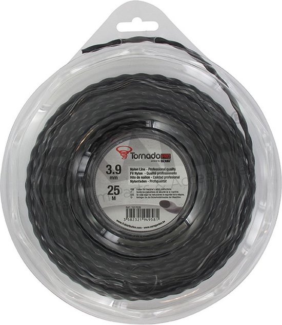 OZAKI TORNADO PRO - Spiraalvorm 3,9 mm x 25 m (Blister) van Ozaki
