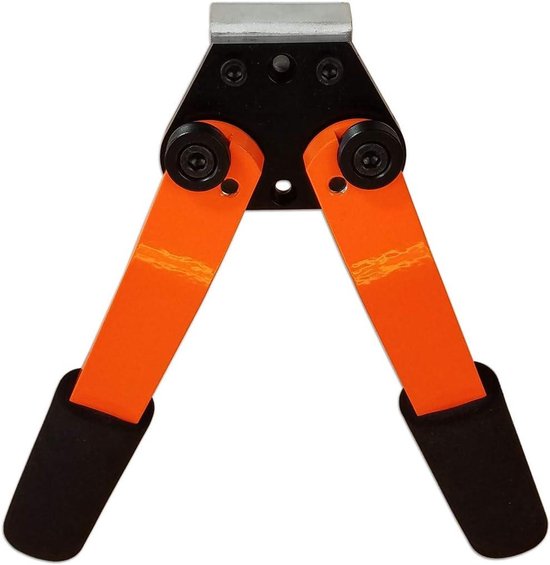 Paal Trekker - Staken Verwijderaar - Beton Palen - Verstelbare Grip - 37cm Lengte - Oranje Geel van Merkloos	