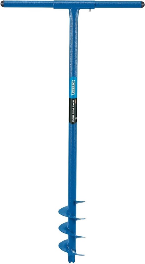 Paalboor - Grondboor - Paalen Plaatsen - Versterkt Staal - 95 cm - Zwart