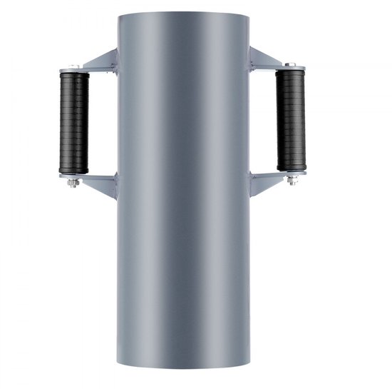 Paalrammer/Palenrammer - Handmatig - Met 2 Handgrepen - Voor T-palen en houten palen - Binnendiameter tot 15,5 cm - Afmeting 430 x 308 x 165,5 mm - Voor tuin, erf en boerderij van Merkloos	
