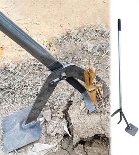 Paaltrekker Stronkentrekker - Hefboom Gereedschap - Palen Verwijderen - Robuuste Stalen Constructie - 132 cm - Zwart