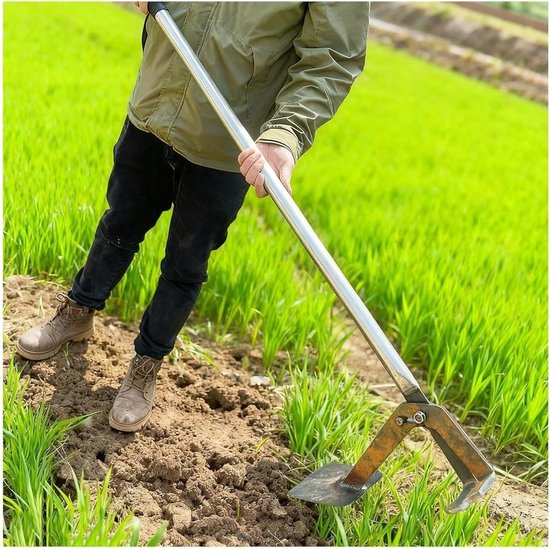 Paaltrekker - Wortelverwijderaar - Stronken Verwijderen - Arbeidsbesparend Hefboomontwerp - 92-142 cm - Zwart