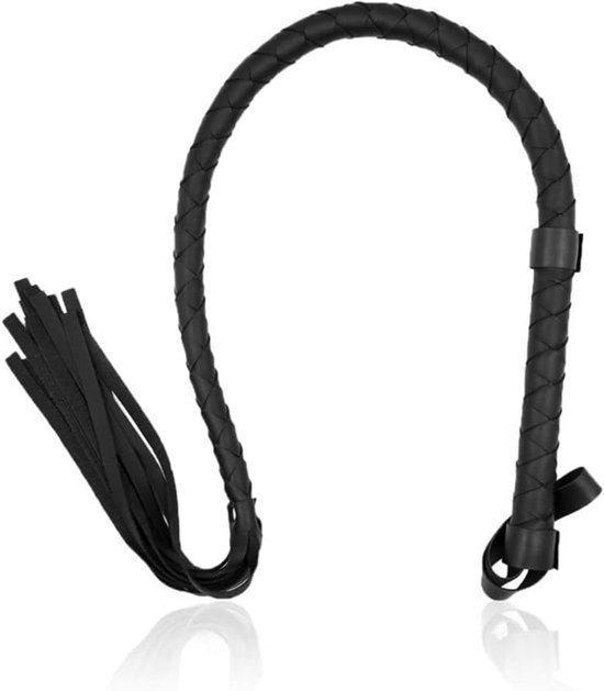 Paardenzweep - lederen zweep - rijden met kwastjes en gevlochten grip - lichtgewicht voor buitentraining - paardensport - cosplay