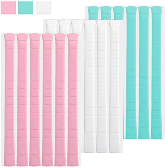 Pack of 288 - Removable 3D Adhesive Dots - Multifunctional Mounting Glue - Double-Sided Adhesive Clay - Wall Adhesive - No Nails - Photo Adhesive Pads voor Foto's - Musea - Kunstfotografie van Merkloos	