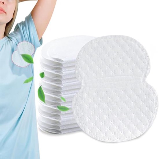 Pack of 80 Underarm Sweat Pads voor Mannen en Vrouwen - Zelfklevende Onderarm Pads - Discrete en Wegwerpbare Zweetpads - Bescherming tegen Zweetvlekken van Merkloos	