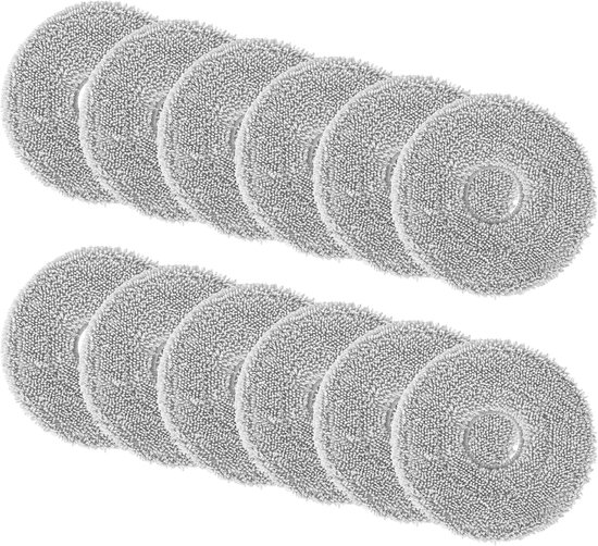 Pads voor Dreame L10s Ultra Gen 2/L40/L50 Pro Ultra,voor Dreame X50 Ultra Complete/X40 Ultra Complete/X20 Max Robotstofzuiger,voor Xiaomi Robot Vacuum,Microvezel Reinigingsdoek Accessoire