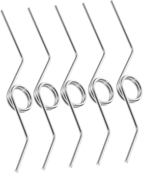 Pak van 5 grijpveren, handgereedschap, mechanisch gereedschap, drukveren, tuinschaar, tuinschaar, reserveveer, trimmen, stalen veren, V-veer, vervangende veren voor handscharen van Merkloos	