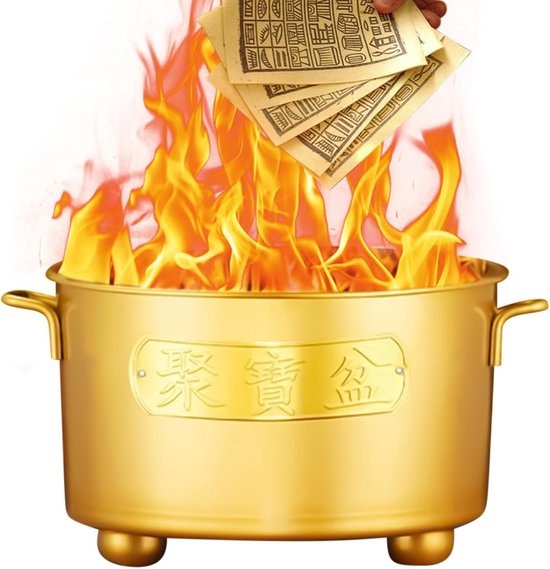 Papieren brander - Roestvrijstalen doos - Afval verbranden - Veilige verbranding - 34 x 27 x 27 cm - Zilver