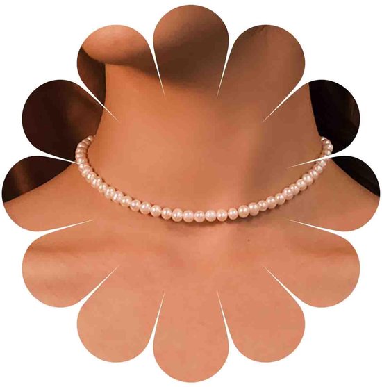 Parelketting vintage parels choker halsketting parelketting parelketting ketting bruidsketting bruidsketting