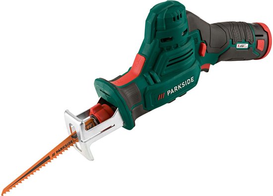 Parkside 12V accu takkenzaag incl accu en snellader van Parkside