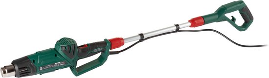 Parkside 2 in 1 Elektrische Onkruidverdelger - Vermogen: 2000 W - Temperatuurstanden: max. 650 °C - Afmetingen: 107 x 14,6 x 7,7 cm - Draaibare blaaskop - Milieuvriendelijke onkruidverdelger - Kan rechtop worden opgesteld voor stationair gebruik van Merkloos	