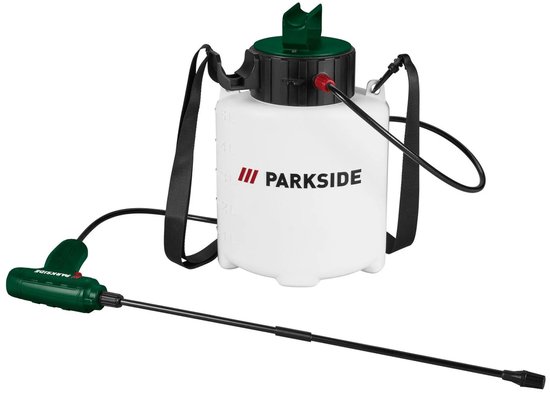 PARKSIDE® Accu-drukspuit 4 V - Werkdruk: max. 1,5 bar - Reikwijdte: 60-70 cm - Capaciteit: 350 ml/min.