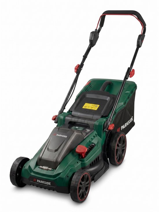 PARKSIDE® Accu-grasmaaier 40 V zonder accu's en lader - Maaibreedte: 40 cm - Ideaal voor gazonoppervlakken tot 800 m² - Borstelloze, onderhoudsvrije motortechnologie - Krachtig en stil