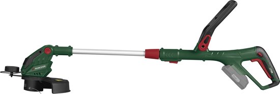 Parkside Accu Grastrimmer - 20V zonder accu - Snijdiameter: Ø25 cm - Draaddikte: 1,4 mm - Exclusief accu en snellader van Merkloos	