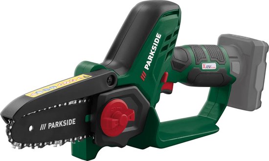 Parkside Accu-Houtzaag 12V - Zaaglengte: max. 16 cm - Kettingsnelheid: max. 8 m/s - Exclusief accu en snellader van Parkside