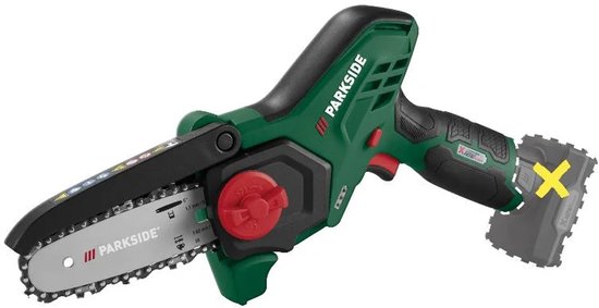 Parkside Accu houtzaag - Mini Kettingzaag - 12v - Zonder accu en lader - incl opbergkoffer