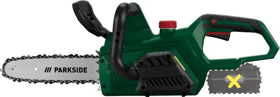 PARKSIDE Accu-kettingzaag 20V zonder accu en lader - Met terugslagrem - Automatisch kettingoliesysteem van Merkloos	