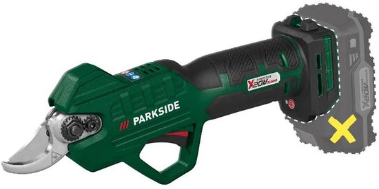PARKSIDE® Accu-takkenschaar 20 V zonder accu en lader - Snijvermogen: in zacht hout max. 28 mm, in hardhout max. 15 mm - Stationair toerental: ca. 21000 tpm - 1x inbussleutel met kruiskopschroevendraaier, 1x moersleutel, 1x mesbeschermhoes van Parkside