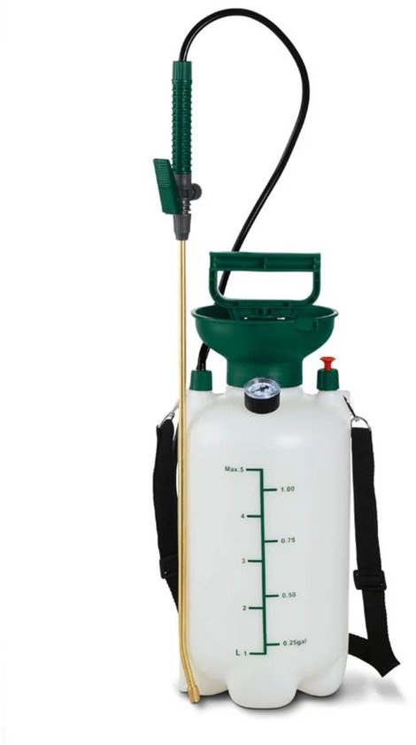 Parkside Druksproeier - 5 Liter - tot 2.5 bar - Traploos instelbaar Sproeinevel tot volle straal van Merkloos	