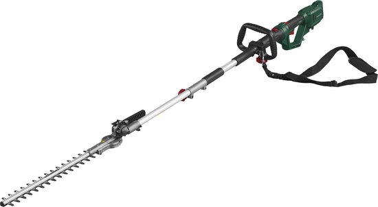 Parkside Elektrische Heggenschaar - Vermogen: 900 W - Meslengte: 41 cm - Takdikte: max. 15 mm - Geschikt voor nauwkeurig snoeien van heggen - Zonder gereedschap instelbare werkhoek - Duurzaam kwaliteitsmes van Parkside