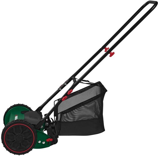 PARKSIDE® Hand grasmaaier - Stil maaien zonder stroom – Handmatig en fluisterstil - Perfect gemaaid gazon – Traploos instelbare maaihoogte - Ideaal voor kleine tuinen – Lichtgewicht en wendbaar