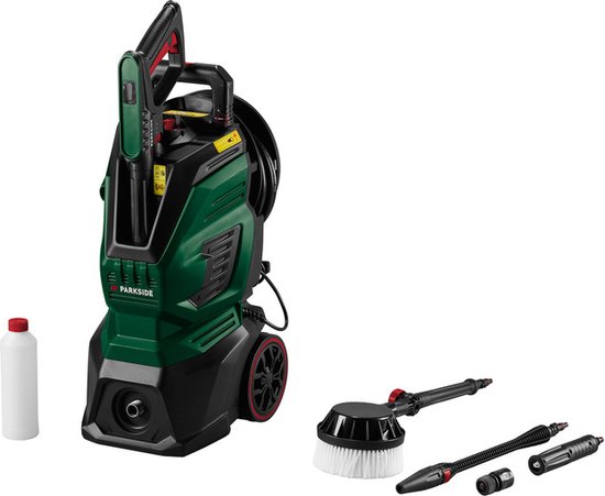 PARKSIDE® Hogedrukreiniger PHD 170 D2 - 170 bar - Vermogen: 2400W - Leveringspercentage: max. 500 l/u - Lengte hogedrukslang: 10m - Ideaal voor voertuigen, terrassen, gevels - Krachtige aluminium-hogedrukpomp - Energiebesparend auto-start-stopsysteem van Parkside