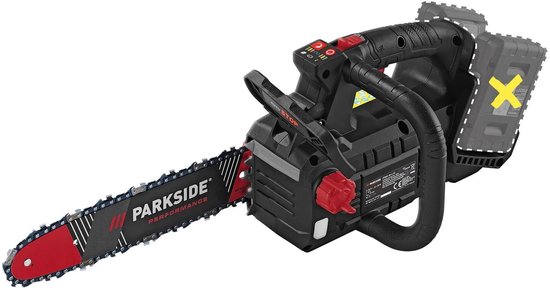 PARKSIDE PERFORMANCE Accu-boomkettingzaag 40 V zonder accu en lader - Zaagblad: 35 cm van Merkloos	
