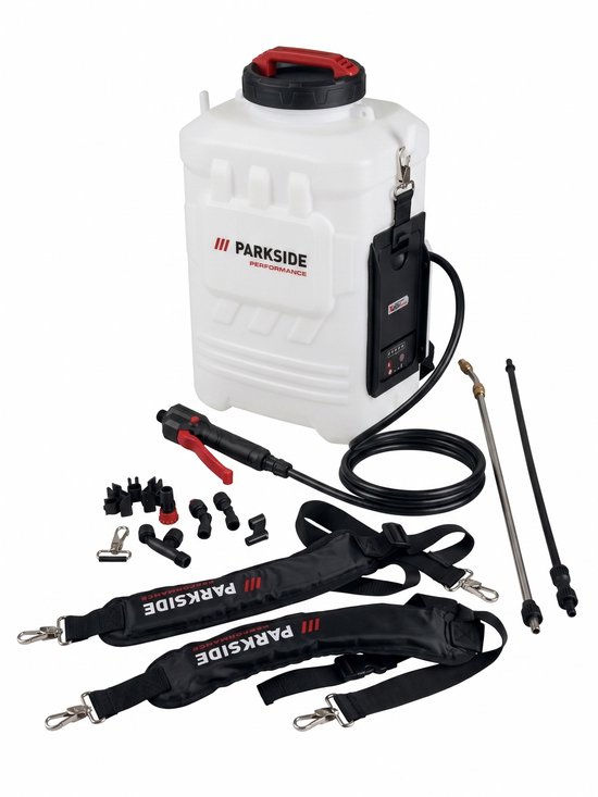 PARKSIDE PERFORMANCE® Accu-rugspuit 20V zonder accu van Merkloos	