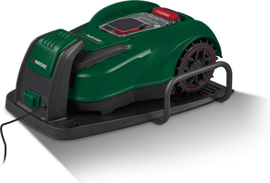PARKSIDE® Robotmaaier 20V - Gazonoppervlakte: max. 500 m² - Hellingshoek: max. 25° - Bediening: LED display - Volledig automatische terugkeer naar het laadstation - Weersafhankelijk gazononderhoud van Parkside