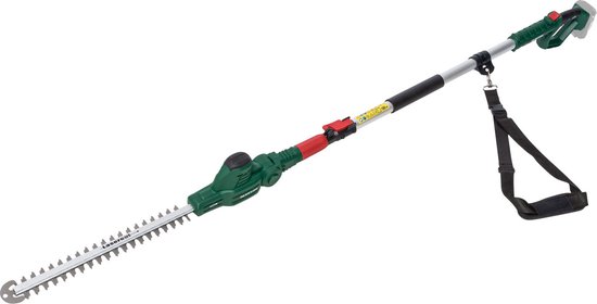 Parkside Telescopische Accu Heggenschaar - 20V - Zonder Accu - Ideaal voor het snoeien van heggen tot een hoogte van ca. 4 m - Snijlengte: 41 cm - Takdiameter: max. 12 mm - Snoeitoerental: 2300 tpm - Exclusief accu en snellader van Parkside