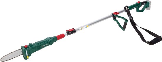 Parkside Telescopische accu Hoogsnoeier - 20V - zonder accu - Gemakkelijk en zonder kabel tot een hoogte van 4 meter de takken in je tuin snoeien - Kettingsnelheid: max. 5 m/s - Snijlengte: ca. 20 cm - Exclusief accu en snellader