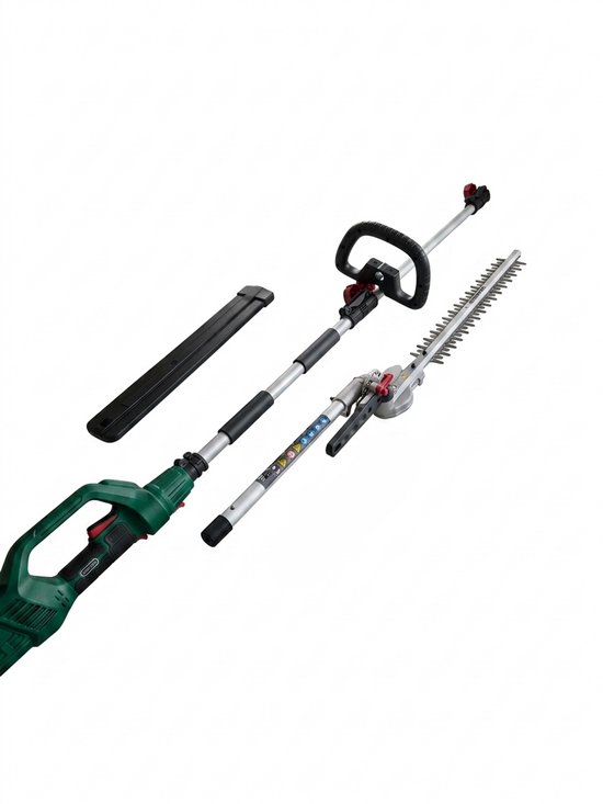 Parkside Telescopische Heggenschaar - Ideaal voor snoeien van heggen tot een hoogte van 3,5 m - Vermogen: 710 W - Meslengte: 41 cm - Takdikte: max. 15 mm - Aluminium buis met verlengstuk - Duurzaam kwaliteitsmes - Vrij verstelbare extra handgreep