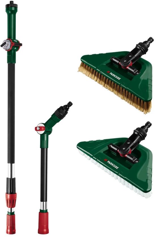 PARKSIDE® Waterbezemset - Oppervlaktebezemset - 4 delig reinigingssysteem van Merkloos	