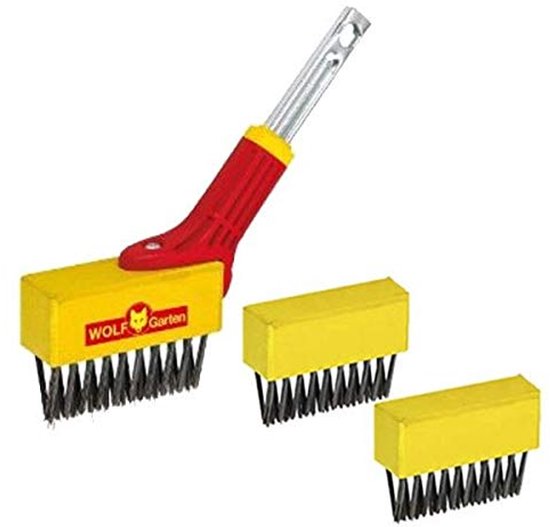 Patio Onkruid en Mos Borstel - Multi Change Systeem met Extra Hoofden van WOLF-Garten