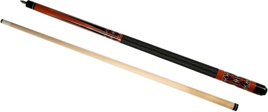 Pegasi Classic Poolkeu 147cm 2-delig Orange - 13mm Lijmtip - Esdoorn hout - Keu voor Poolen van Pegasi