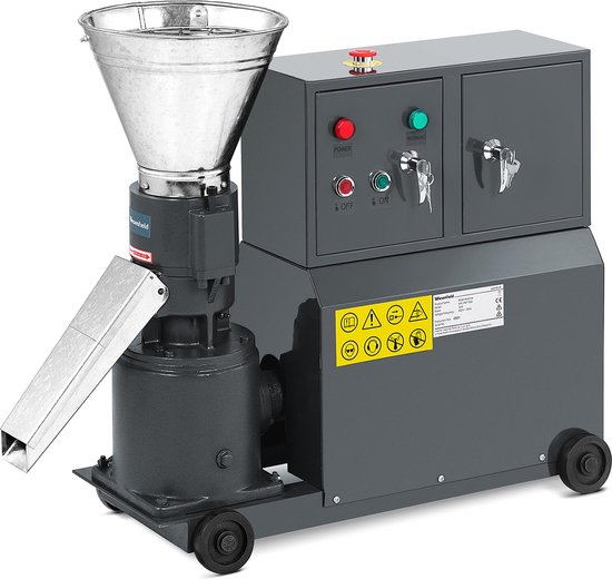 Pelletpers - max. 100 kg/u - Ø 120 mm - afsluitbaar compartiment - Wiesenfield van Merkloos	
