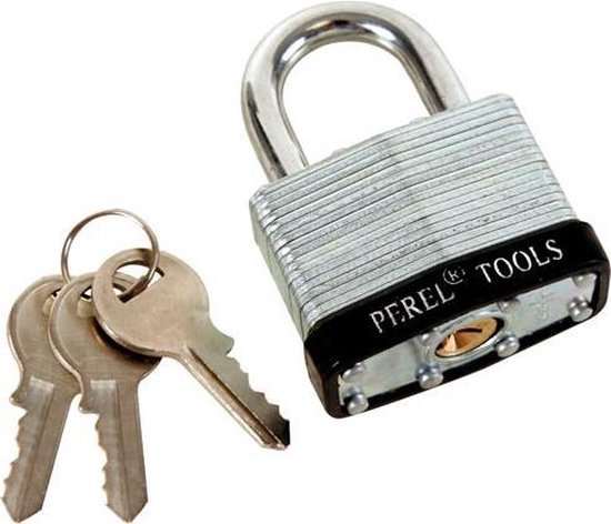 Perel Gelamineerd hangslot 45 mm, high-security, zwaar gebruik van Perel