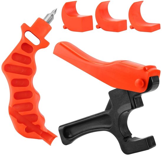 Perforator Set - Irrigatie Gereedschap - Tuin Bewatering - 3 Diameter Instellingen - 16-32 mm Slang - Oranje