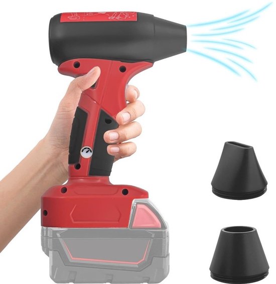 Persluchtblazer, accublazer compatibel met Einhell Power X-Change 18V, pc-blazer met 130.000 tpm, persluchtblazer met 4 snelheden, autoblazer voor toetsenborden/elektronica