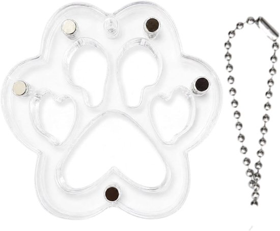 Pet Hair Keepsake Acryl Memory Ornament voor Kat en Hond