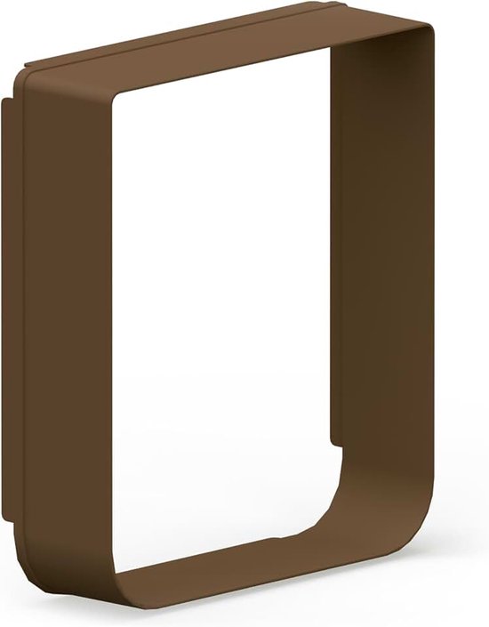 Petcare Huisdierdeurtunnelverlenger, compatibel met SureFlap Microchip Huisdierdeur en Connect-versie, wandinstallatie-accessoire, bruin