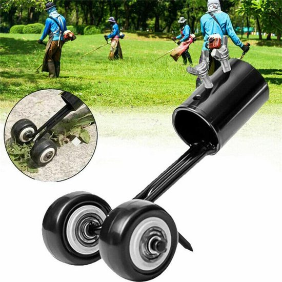 Peysaitr - Onkruidverwijderaar - Rechte haak onkruidverwijderaar - met wielen - Tuingereedschap - Suitable for removing weeds between gaps - Zwart - 1 stuk van Merkloos	