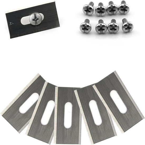 Peysaitr - Robotmaaier mesjes - 30 Stuks - Vervangingsmes - Roestvrijstalen Coating - Veiligheidsontwerp - 35.8 x 18.5 x 0.65mm - Zilver van Peysaitr